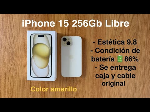 iPhone 15 256Gb Libre